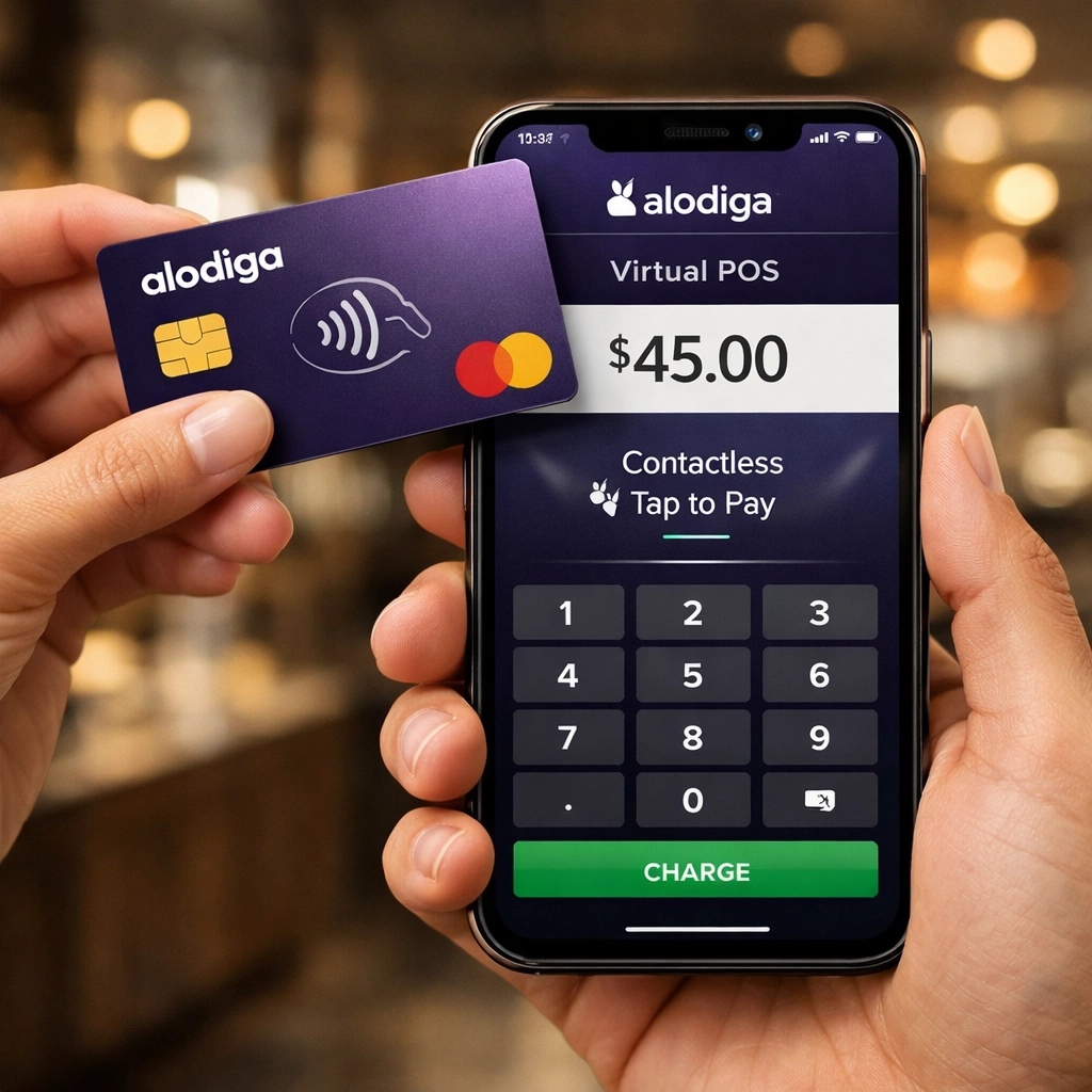 Pagos en punto de venta con Alodiga